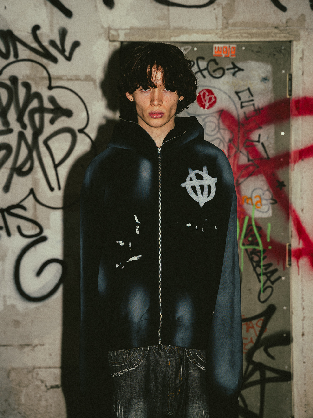 ANARCHAOS BALACLAVA ZIP-UP HOODIE