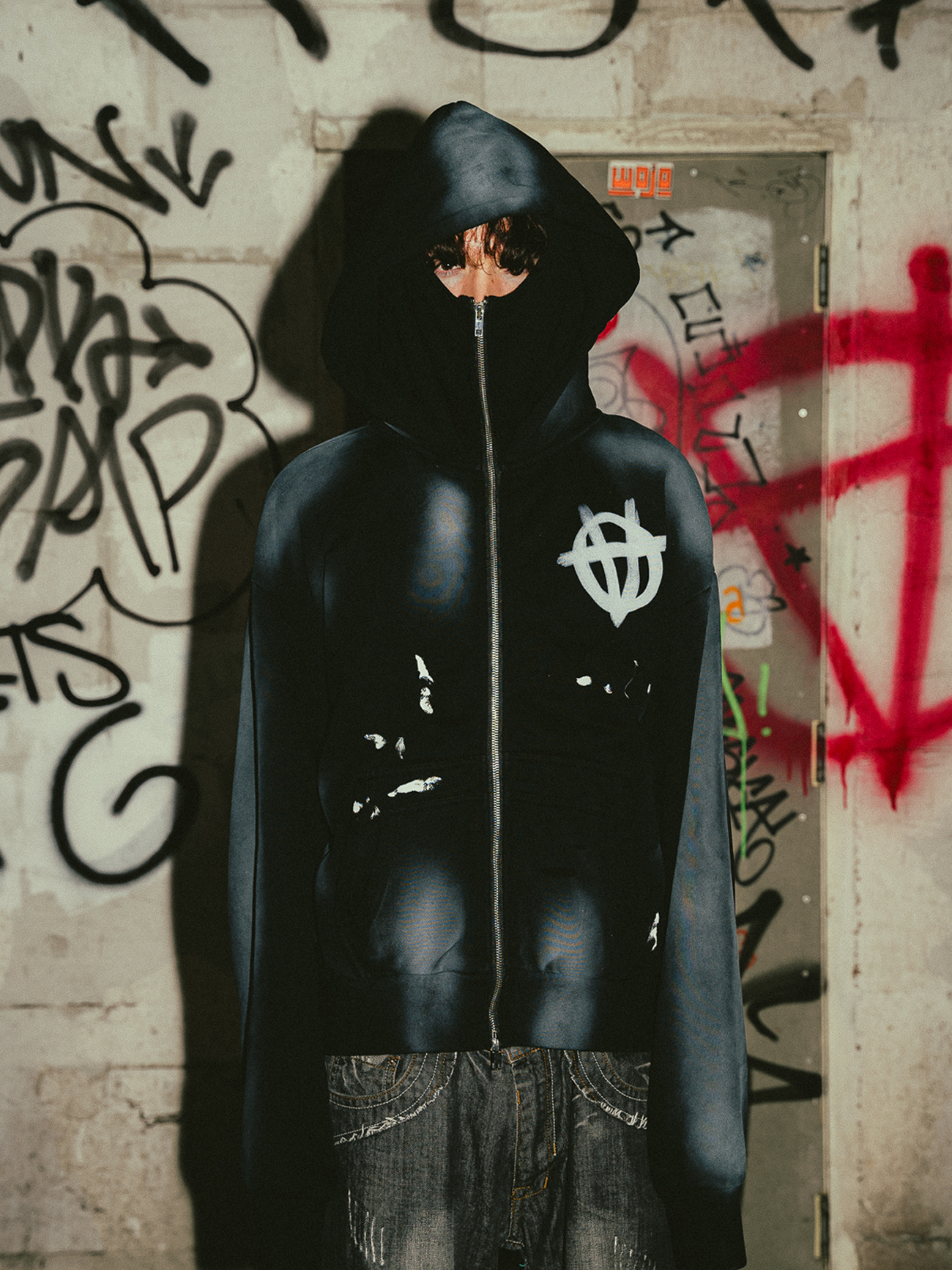 ANARCHAOS BALACLAVA ZIP-UP HOODIE
